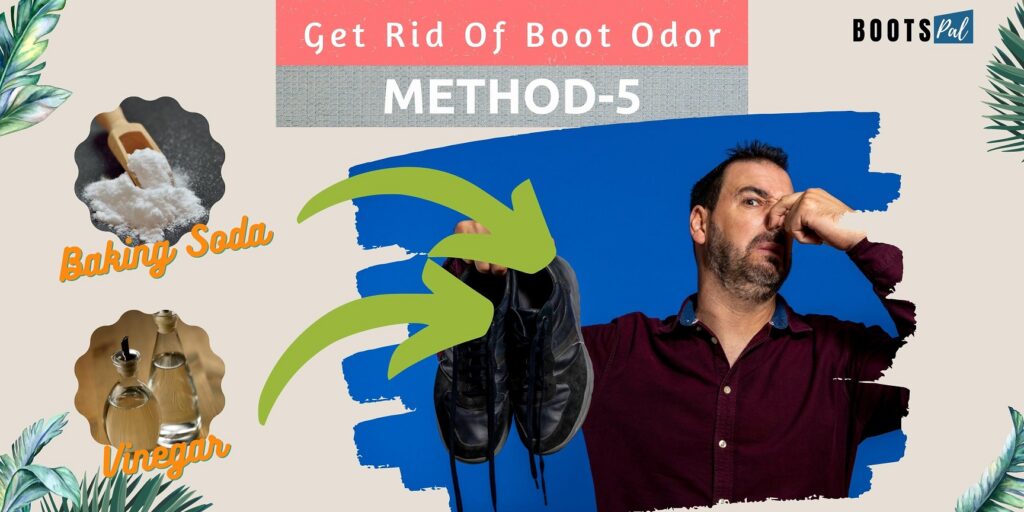 Get rid of shoe odor instantly with baking soda and white vinegar